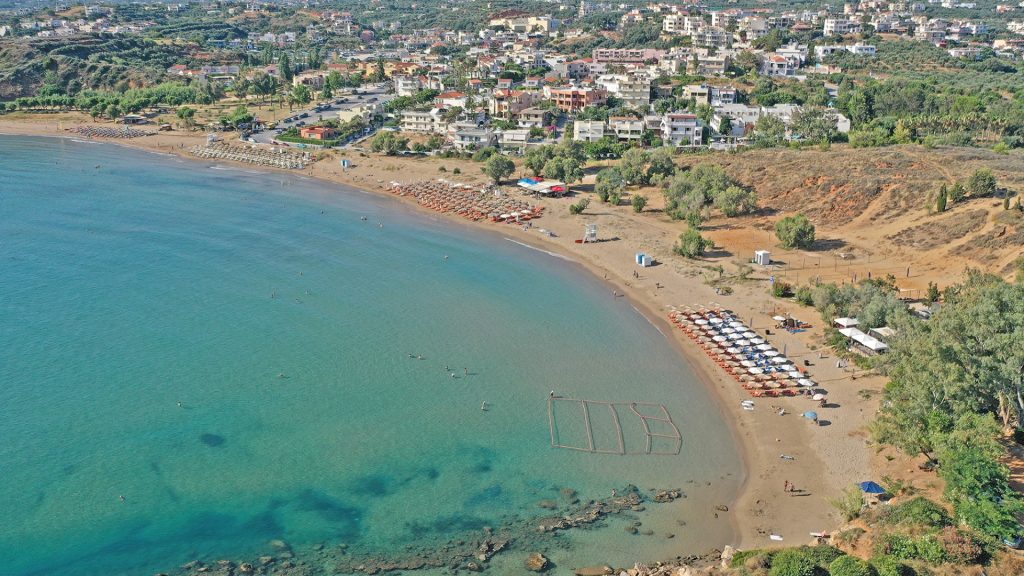 Chrissi Akti beach